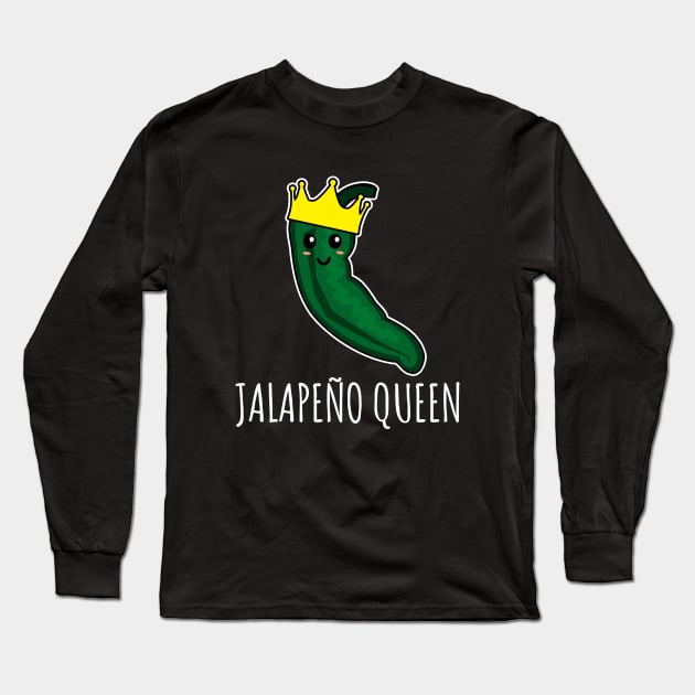 Jalapeno Queen Long Sleeve T-Shirt by LunaMay